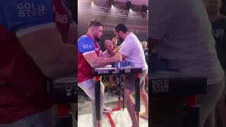 Evgeny Prudnik East vs West 14 armwrestling eastvswest [upl. by Llenahs]