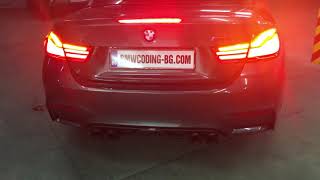 BMWCodingBGcom F83 M4 retrofit LCI tail lights [upl. by Aranat]