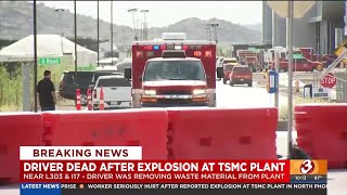 Driver dies after garbage truck malfunctions at TSMC plant in Phoenix [upl. by Ettevy]