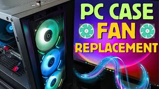 PC Case Fan Replacement  Install LTC 3Pack Fans on Corsair 4000D Airflow Case [upl. by Ettevroc]