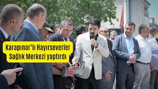 Konyanın Karapınar İlçesinde Yeni Sağlık Ocağının Temeli Atıldı  Hamidi Veli Aile Sağlık Merkezi [upl. by Arriaes]