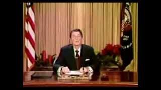 Christmas Address of President Ronald Reagan December 23 1981 [upl. by Lekym]