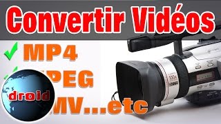 Convertir des fichiers vidéo mp4 wmv mpeg avec vlc vidéolan gratuit [upl. by Buzzell667]