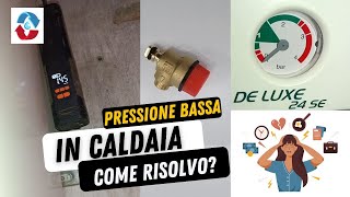 Caldaia ARGO DE LUXE scende sempre la pressione perchè sostituire valvola sicurezza vaso espansione [upl. by Salzhauer966]