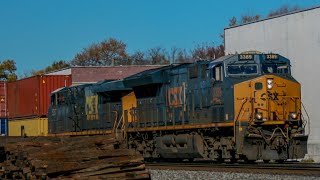 CSX I168 passing Ridgefield Park NJ  11224 [upl. by Glynias826]