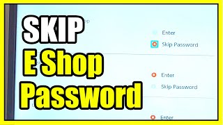 How to Turn Off the Password on the Nintendo Eshop using Switch Fast Tutorial [upl. by Emmye]