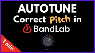 BandLab Autotune  How to use mobile [upl. by Ecydnac]