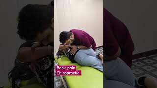 Back pain Chiropractic treatment shorts yt trending [upl. by Marybella]