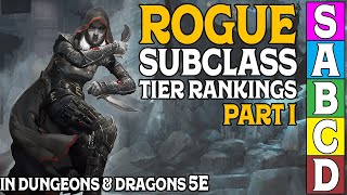 Rogue Subclass Tier Ranking Part 1 in Dungeons and Dragons 5e [upl. by Trebleda676]