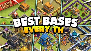 Best Bases for Every Town Hall Level Clash of Clans [upl. by Halie989]