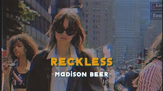 Reckless  Madison Beer Lyrics amp Vietsub [upl. by Ahseki]