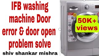 WASHING MACHINE DOOR LOCK ERROR CODE PROBLEM SOLVE [upl. by Akemit]