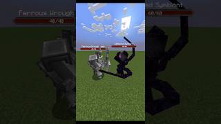 Ferrous Vs Withered Symbiont  Minecraft Mob Battle shorts [upl. by Nura]