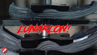 Nike LUNARLON vs 12 TON Hydraulic Press [upl. by Shuman]