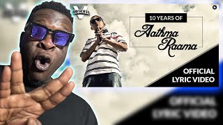 American Rapper Reacts To  Brodha V  Aathma Raama Official Lyric Video REACTION [upl. by Haik512]