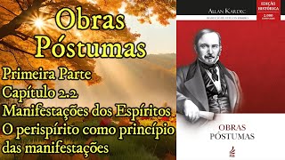 O perispírito como princípio das manifestações  Capítulo 22  Obras Póstumas  Audiobook [upl. by Asilaj]