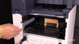 Xerox® VersaLink® B605 Multifunction Printer Replacing the Drum Cartridge [upl. by Cann]