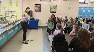 Melissa Steininger takes part in Read Across America week in Luzerne County [upl. by Velleman]