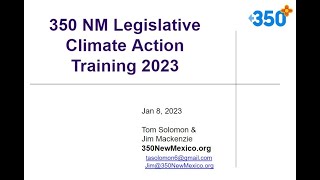 350NM Legislative Action Training Jan 8 2023 [upl. by Aker]