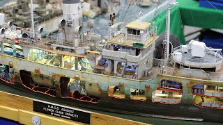 IPMS Scale Model World Telford 2023  200 Naval Vessels amp Dioramas [upl. by Sharia]