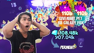 Cara Cepat Farming Diamonds di Pet SimulatorX New Update  Giveaway RB Galaxy Fox  Roblox Indonesia [upl. by Rednaeel]