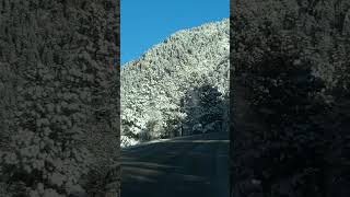 Estes parkcolorado rockymountainnationalpark snowfall snow 😍❄️😍❄️😍❄️❄️ [upl. by Aufmann]