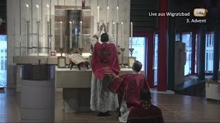 Traditional Latin Mass on Gaudete Sunday from FSSP Seminary Wigratzbad 16 December 2018 [upl. by Aicilihp778]