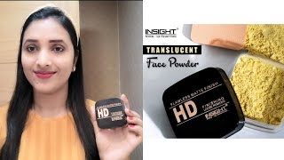 Insight Hd matte finish loose powder review  Insight cosmetics [upl. by Hadden]