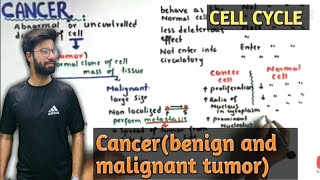 Cancer  benign and malignant tumors  Class 12 Biology [upl. by Valaria]