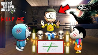 Franklin and Nobita Playing Charlie Charlie Ghost Game in GTA 5  SHINCHAN and CHOP [upl. by Aronson]