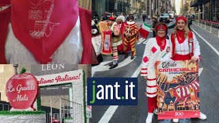 Jantit  LU GUAZZARO e LA M NTURA sfilano al Columbus day di New York [upl. by Lien]