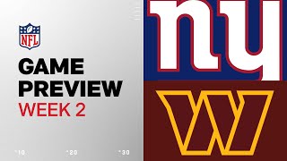 New York Giants vs Washington Commanders  2024 Week 2 Game Preview [upl. by Greene528]