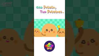 One potato two potatoes  Nursery Rhymes  Animation Kids song with Lyrics shorts [upl. by Sanalda]