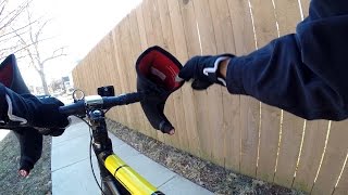 Bar Mitts Product Review  Winter Cycling Commute Bike Blogger [upl. by Heman]