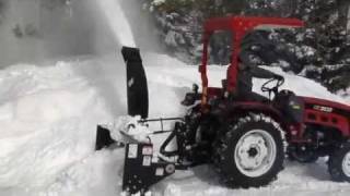 NorTrac 3Pt Snow Thrower For Your Tractor [upl. by Jarvis732]