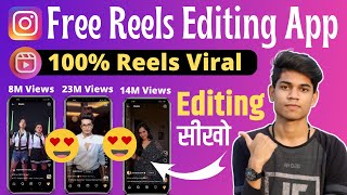 Best VIDEO EDITING Apps For Instagram Reels  Instagram Reels Aesthetic Video Editing  Reels Hindi [upl. by Bower260]