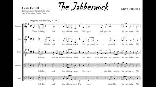 The Jabberwock  SATBB by Steve Danielson [upl. by Sremlahc]