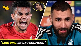 🚨BOMBAZO ¡BENZEMA REACCIONA l LUIS DIAZ quotES UN FENOMENOquot l MADRID MIEDO al LIVERP00L [upl. by Woo]