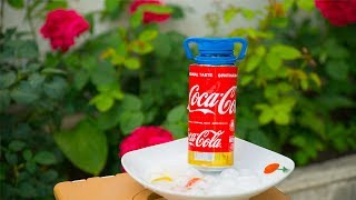 How to Make Thermos from Coca Cola Can [upl. by Nnaylloh249]