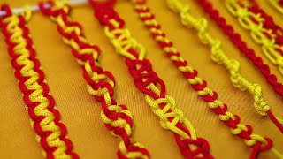 10 Easy Basic Macrame Knots Basic macrame knots for Beginners [upl. by Maurilia480]