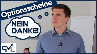 Optionsscheine VS Optionen  NIE wieder Optionsscheine nach diesem Video [upl. by Oramlub826]