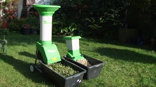 Gartenhäcksler Viking GE 110 am Limit garden shredder at the power limit [upl. by Nnaer]