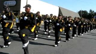 UAPB BAND OPENS UP THE PINE BLUFF RODEO PARADE 2009 [upl. by Elleinad]