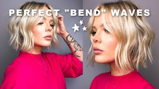 Get Perfect Waves for Your Short Bob Every Time with this Quick and Easy Curling Iron Tutorial [upl. by Nanek626]