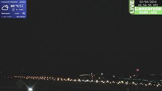 🟢 242024 LIVE LANZAROTE AIRPORT  CLOSEST WEBCAM  Daytime 245 [upl. by Whiteley]