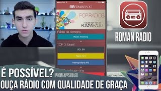 Como ouvir RÁDIOS de GRAÇA no iPhone iPad e iPod Touch [upl. by Latty682]