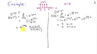 The Discrete Fourier Transform Sampling the DTFT [upl. by Linell]