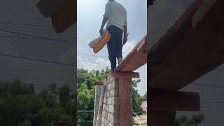 🔨How to you👍padi Cendring amazing ⁉️ construction work youtubeshorts 🔥 [upl. by Eniretak752]