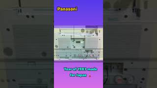 Panasonic Rx5350 HiFi stereo multi band radio 1983s cassette recorderviral stereoradioYouTube [upl. by Farrand]