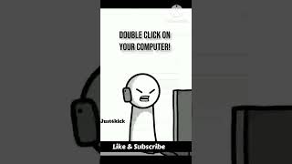 On my computer in your computer viral trending shortsanimation funnylaugh comedyshort video [upl. by Aneleiram]